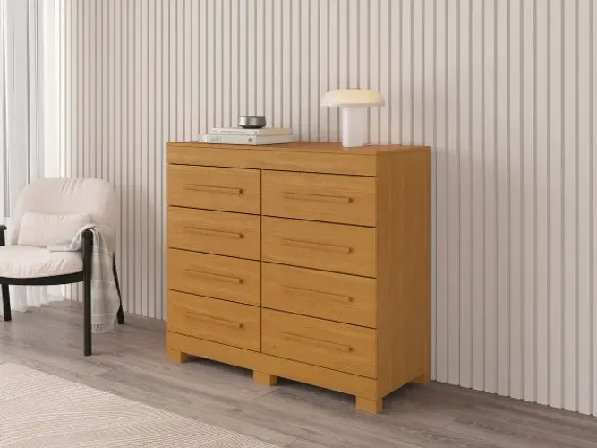 Cômoda Nalu 08 Gavetas MDF (Nova)