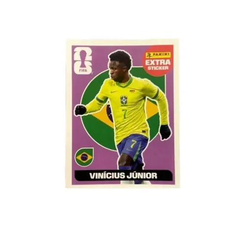 Figurinha Vini Jr Legend Roxa.
