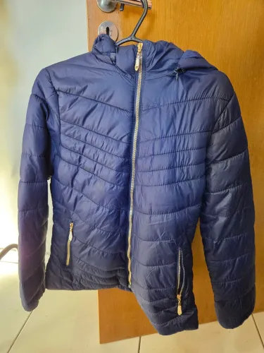 Casaco Puffer feminino - Azul