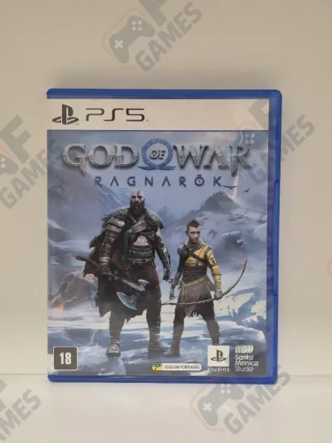God of War Ragnarok PS5 Seminovo | Aceito Cartão!!!