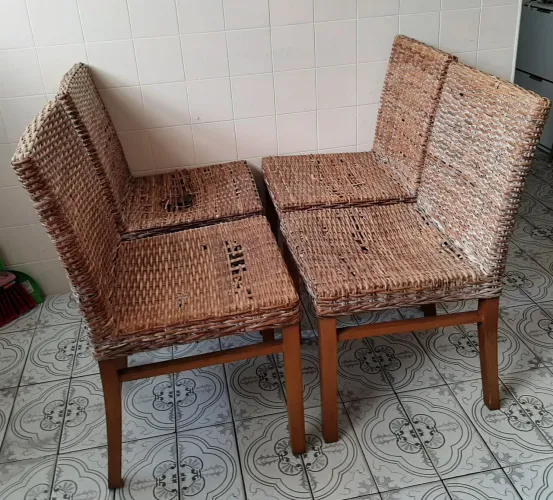 4 cadeiras tok stok para restaurar