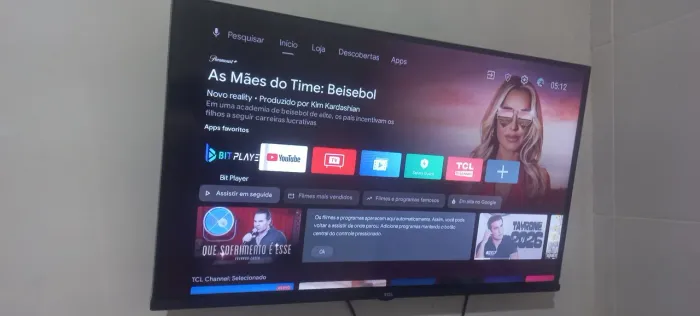 Smart TV TCL Android TV 32 Polegadas - Bom estado com Controle<br>