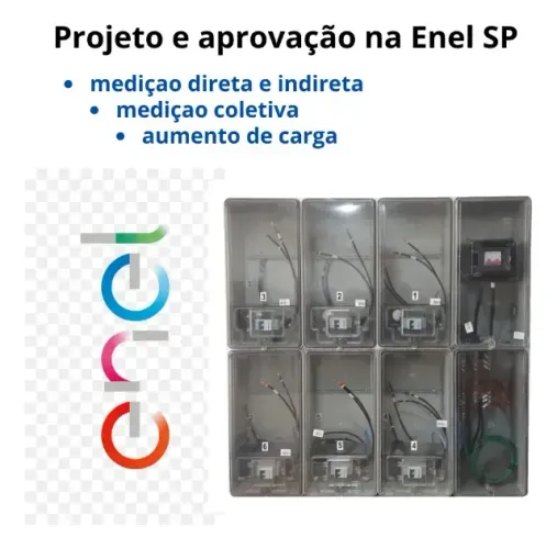 PROJETO PARA PADRÃO DE ENTRADA DE ENERGIA ENEL SP