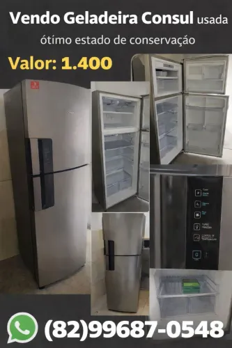 Geladeira Consul Inox