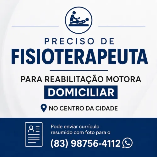 Vaga para fisioterapeuta 