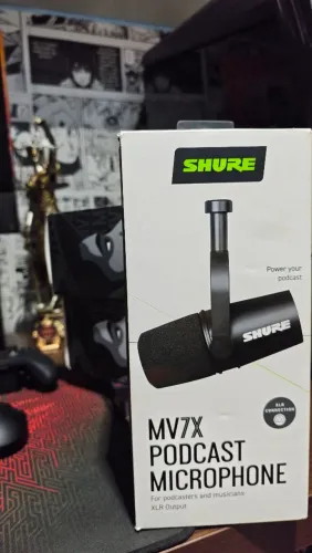 Microfone Shure MV7X PODCAST