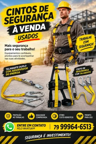 VENDO CINTO DE SEGURANÇA para serviços em altura