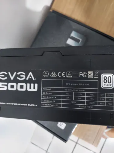Fonte EVGA 500WATS 80 PLUS WHITE