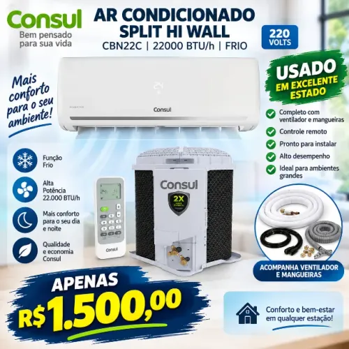 Ar condicionado Consul 22000 btu
