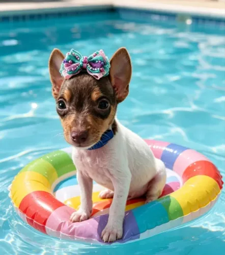 Pinscher de qualidade fêmea delicada Promoção