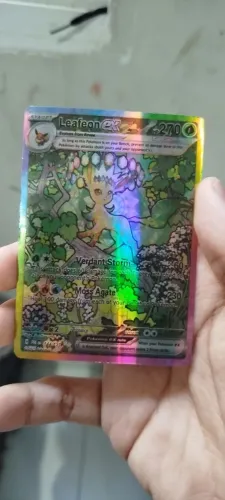Carta Pokemon Leafeon Ex Sir Evoluções Prismaticas 144/131