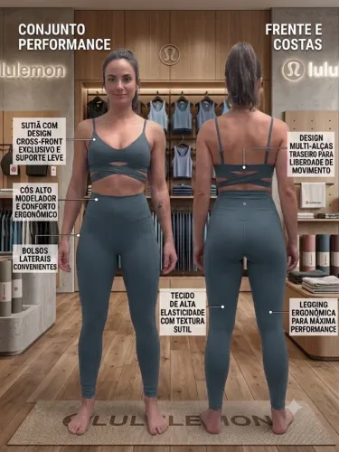 Conjunto Lululemon Academia