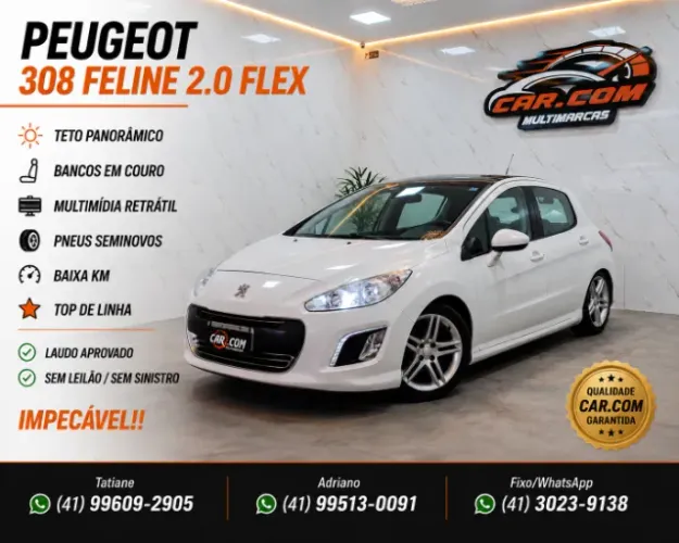 Peugeot 308 Feline 2.0 Flex 16V 5P Aut. 2013