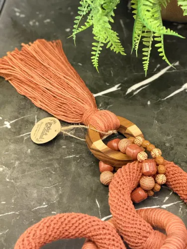 Colar de mesa terracota
