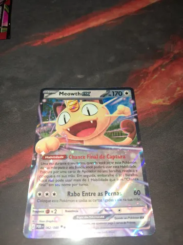 Carta Meowth Ex (062/088) - Pokémon TCG