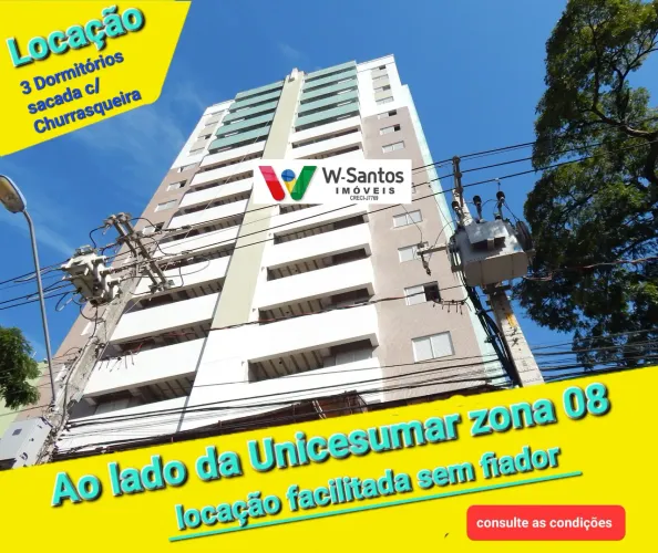 LOCAÇÃO EDIFÍCIO ELLIS PARK 3 DOMIT ZONA 08 -NOVO