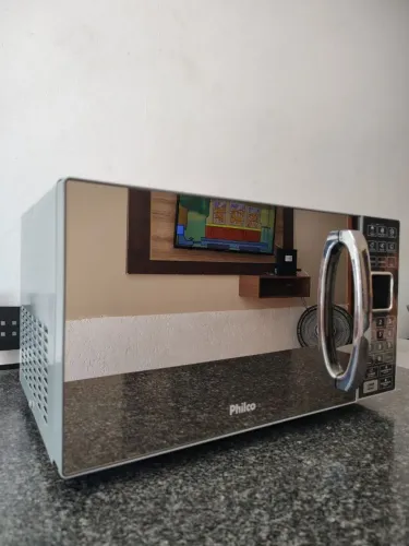 Microondas Philco Espelhado Inox 30L