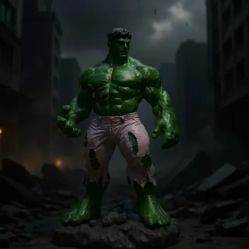 Action Figure do Incrível Hulk