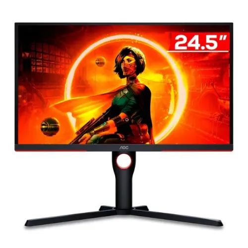 Monitor Gamer AOC Destiny, 24.5 Pol, VA, FHD, 240Hz, 0.5ms, FreeSync Premium, HDMI/DP, 25G