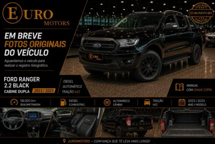Ford Ranger Black 2.2 4X2 CD Diesel AUT 2023