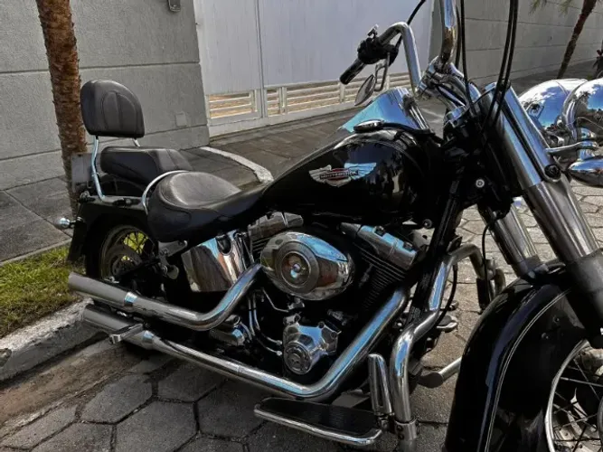 HARLEY-DAVIDSON SOFTAIL DELUXE C/ GUIDÃO WINGCUSTOM (Tenho original)