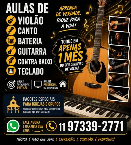 A sua hora de tocar de verdade chegou
