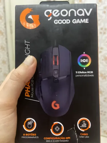 Mouse gamer rgb gamer geonav good game