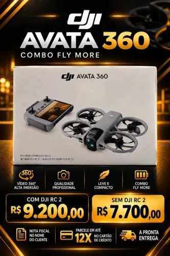 Drone DJI avata 360 fly more combo