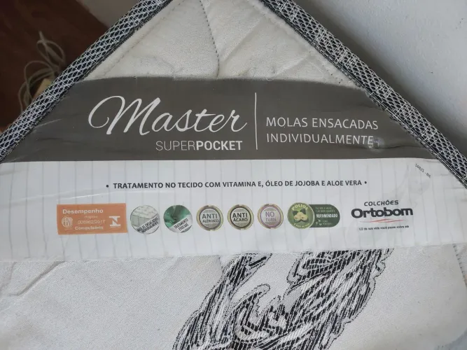 Colchão casal ortobom master superpocket