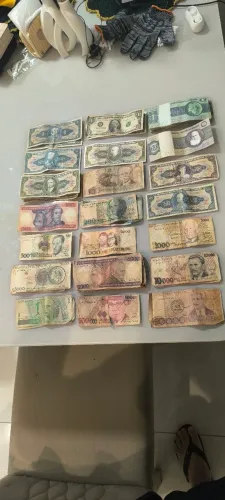 Vende-se notas antigas para colecionador.