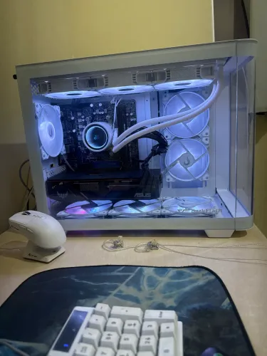 ? PC GAMER COMPLETO BRANCO - SETUP AQUÁRIO ?