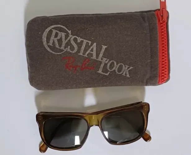 Ray Ban Rock Original Verde Ano 1986 com estojo