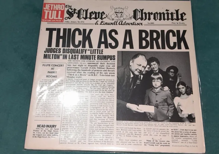 Jethro Tull Thick Is A Brick LP Vinil 