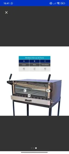Forno industrial novo