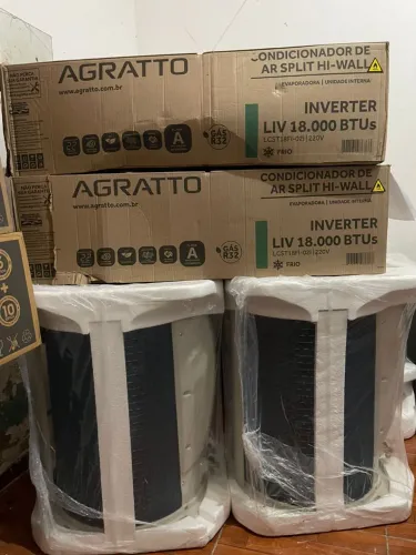 Ar condicionado split Agratto 18.000 inverter promoção de verão 