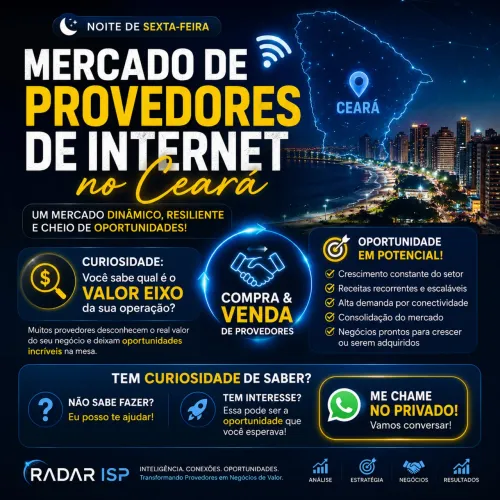 Compra e vendas de provedores de internet