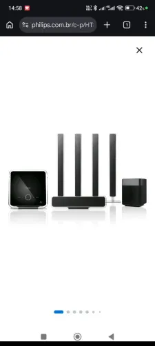 Home Theater Philips HTS9810