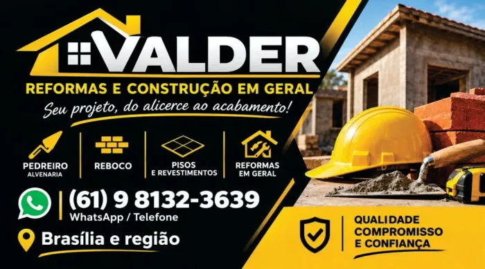 Pedreiro construção e reforma 