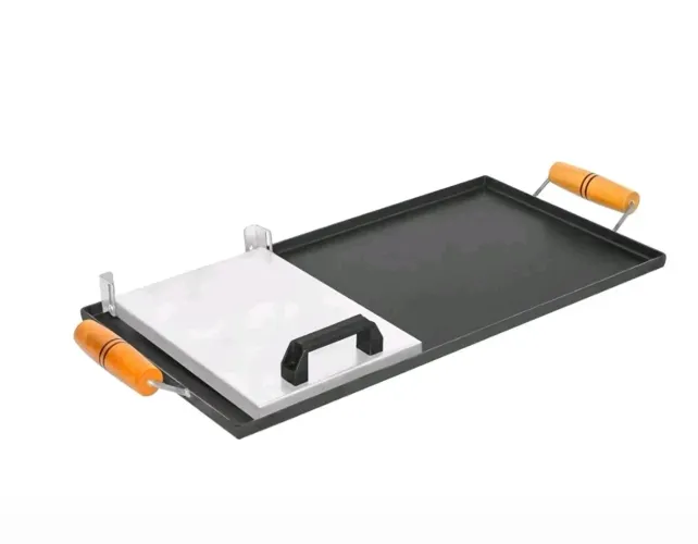 Chapa Bifeteria 30X60 com abafador ante aderente.