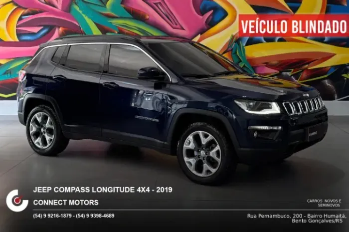 Jeep Compass Longitude 2.0 4X4 Dies. 16V Aut. 2019