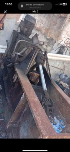 Prensa hidráulica para ferro e alumínio 