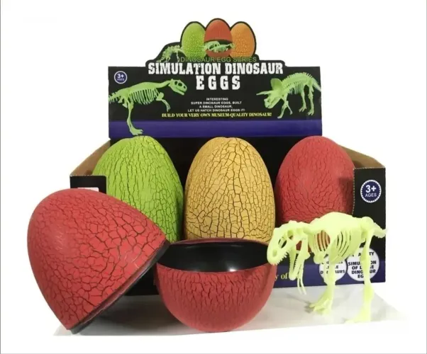 Brinquedo Ovo Surpresa de Dinossauro Fóssil infantil