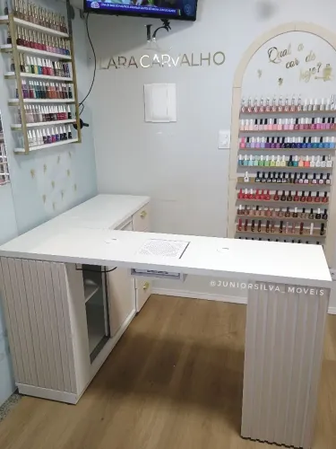 MESA DE MANICURE  EM L