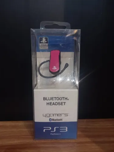 Headset Bluetooth P/Playstation 3 Sem Fio Smartphone PINK YGamers