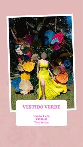 Vestido verde