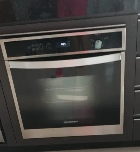 Forno de Embutir a Gás Brastemp 78 Litros Inox com Convecção volt220