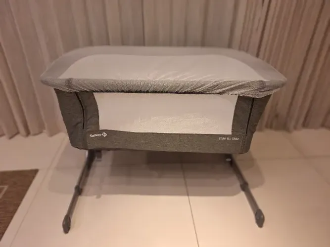 Berço portátil | Co-sleeper bed | Co-bed | Side-by-Side | Safety 1st (Cinza)