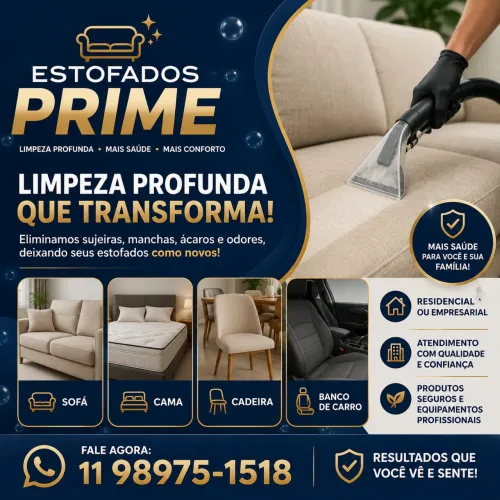 Limpeza de estofado *VALOR PROMOCIONAL **