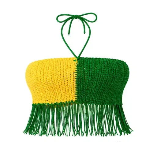 Blusa Crochê Feminina Brasil Copa 2026 - A mais Perfeita!