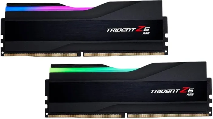 Memória ram G.Skill DDR5 32gb (2x16gb) Trident Z5 RGB preta 7200mhz CL34 Intel XMP